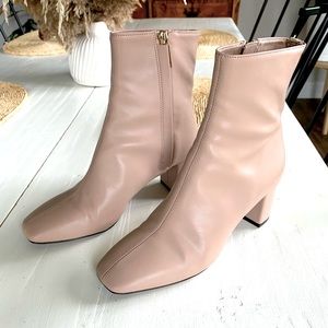 H&M nude ankle boots